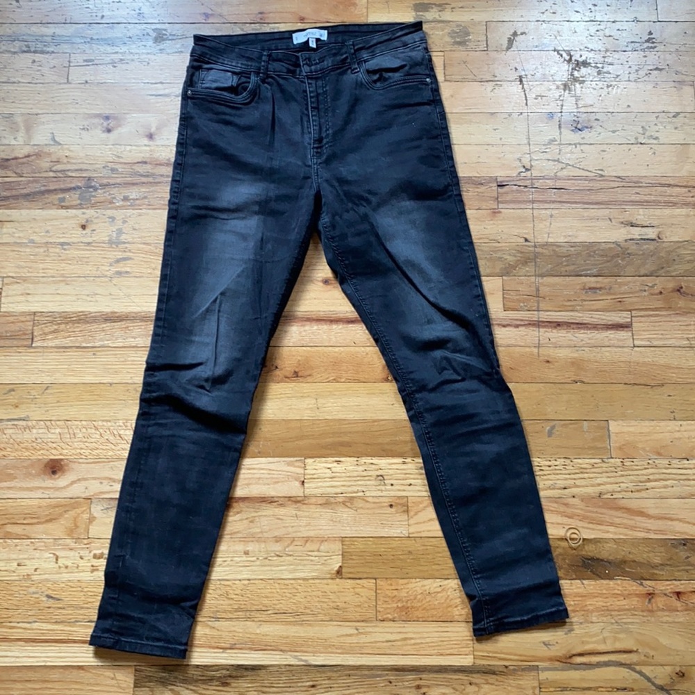 Mango black jeans, size 10